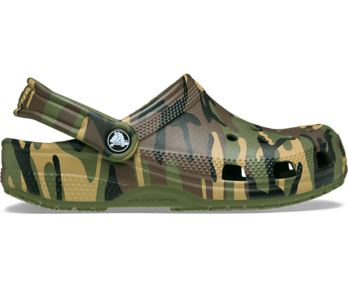 Kids' Classic Camouflage Clog - Army Green / Multi