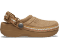 Kids' Crafted Vegan Suede Stitch Clog - Sepia