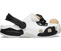 Toddler IAM Cow Clog - White