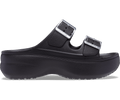 Women's Saturday Platform Metallic Buckle Sandal - Black / Silver